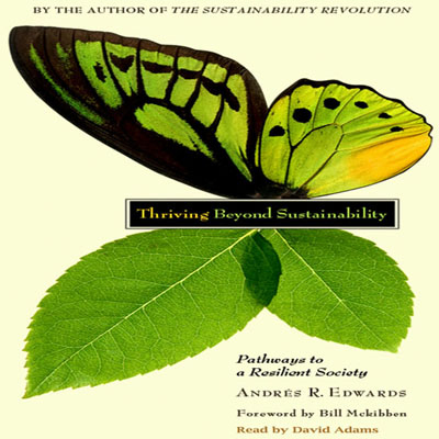 Thriving Beyond Sustainability by Andrés R. Edwards. Read by David M. Adams