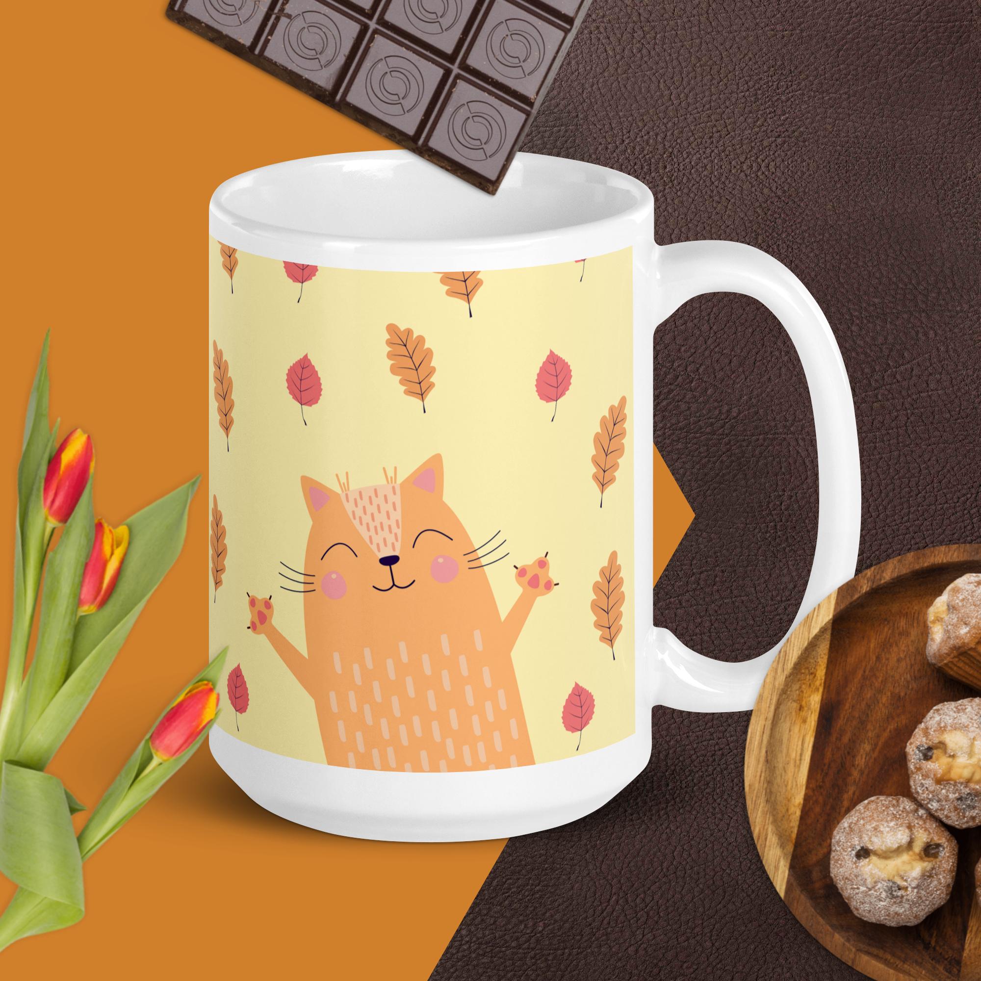 White glossy mug - Image 2