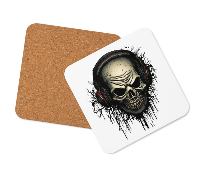 Cork-back coaster