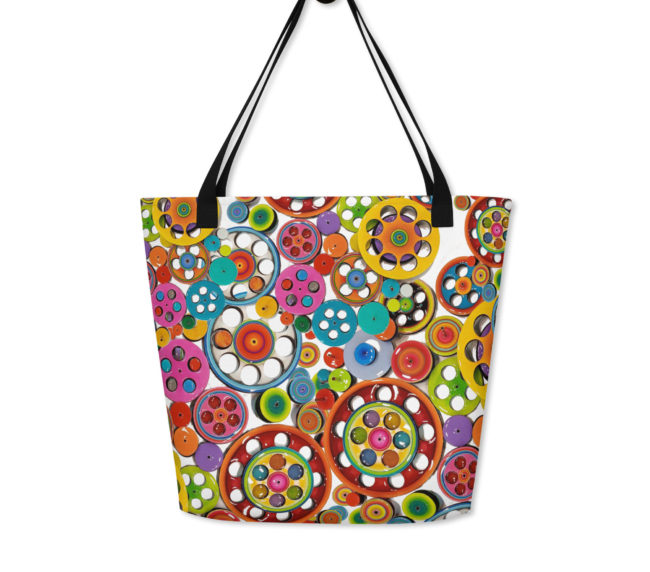All-Over Print Large Tote Bag