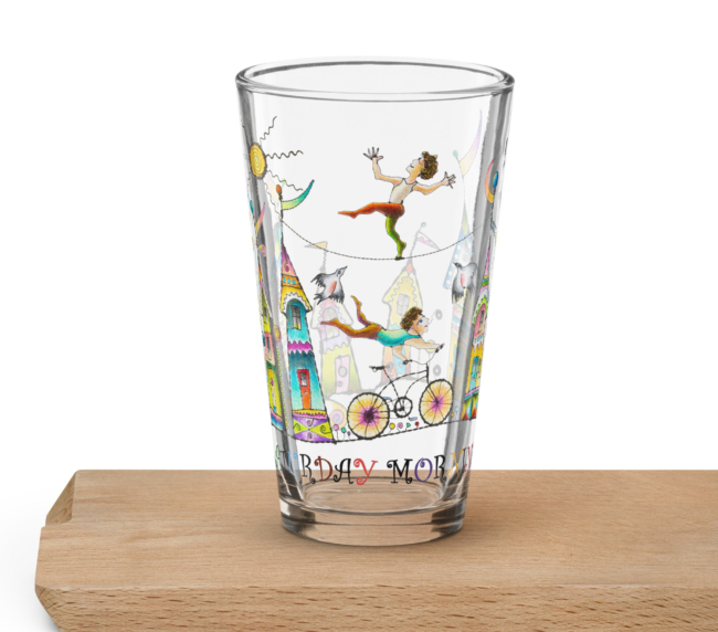 Shaker pint glass