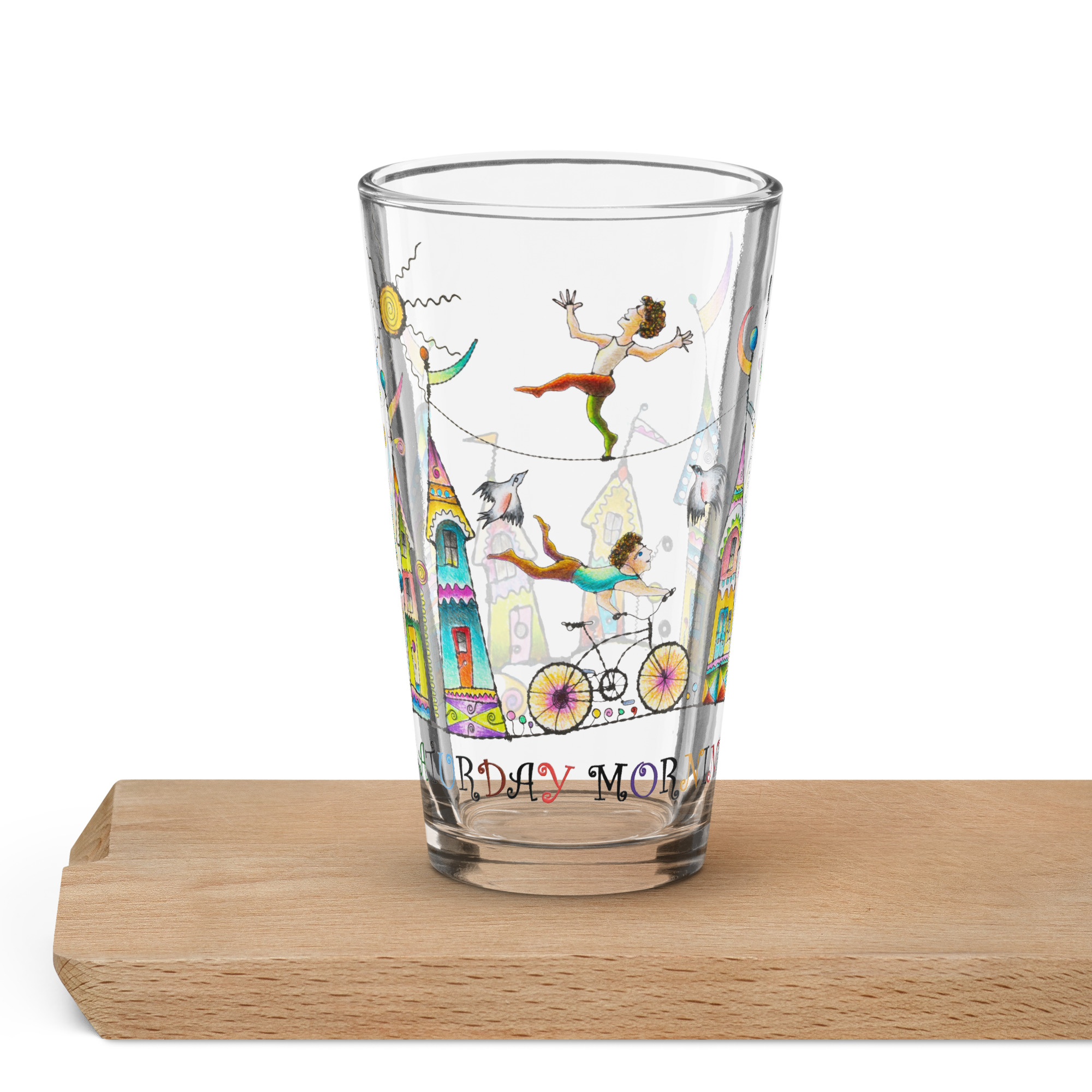 Shaker pint glass